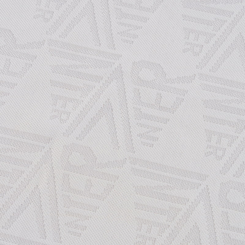 Tissu jacquard double face en forme de double V