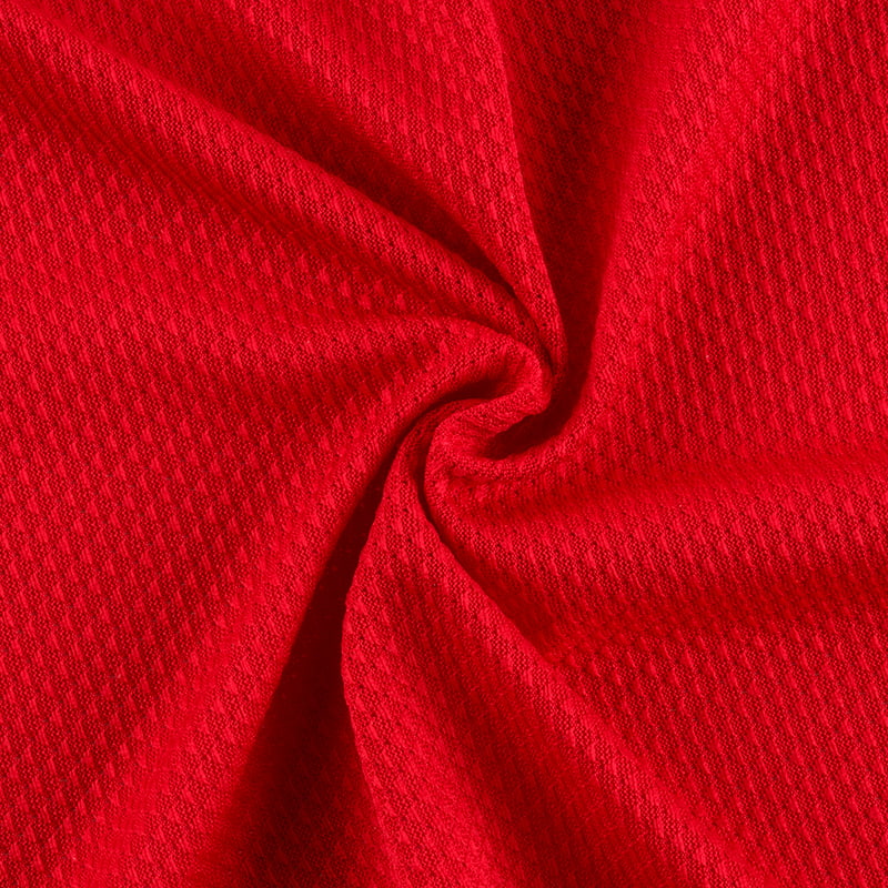 Tissu à mailles simple face triangulaire à gros trous