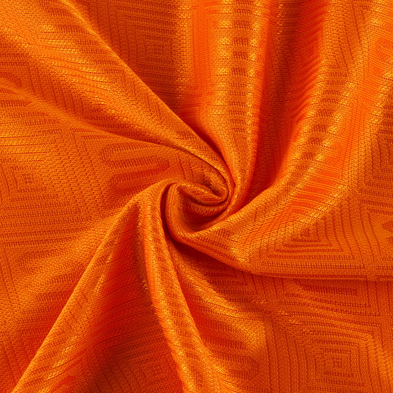 Tissu Jacquard Double Face à Carreaux